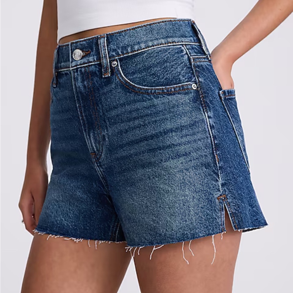 Express High Rise Mom Shorts - Picture 4 of 6
